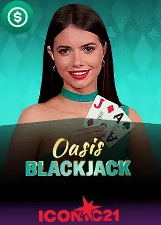Oasis Blackjack live game cover
