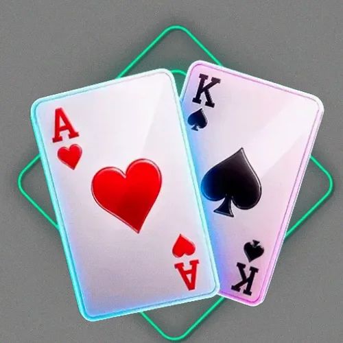 Ace and king playing cards
