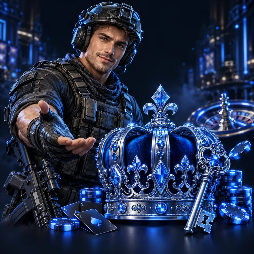 Royal crown and key — CuntSpin