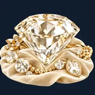 Faceted diamond gemstone — CuntSpin