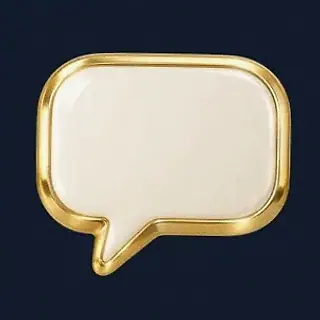Gold speech bubble — CuntSpin